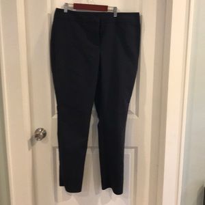 Navy blue curvy workpant